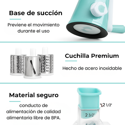 D'affaires Rallador Rotatorio Multifuncional 5 en 1